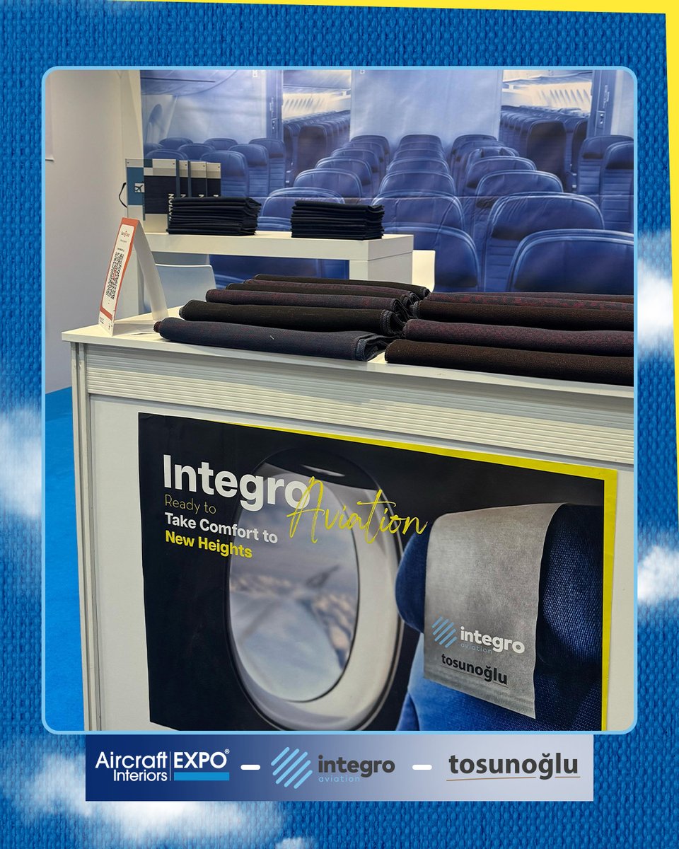 tosunoglu_tr's tweet photo. The long-awaited journey to Aircraft Interiors EXPO has begun! We’ve taken our place at the event, running until April 10, 2025, at Hamburg Messe, Germany. We welcome all participants to visit our stand. https://t.co/yDVDxZn1pe