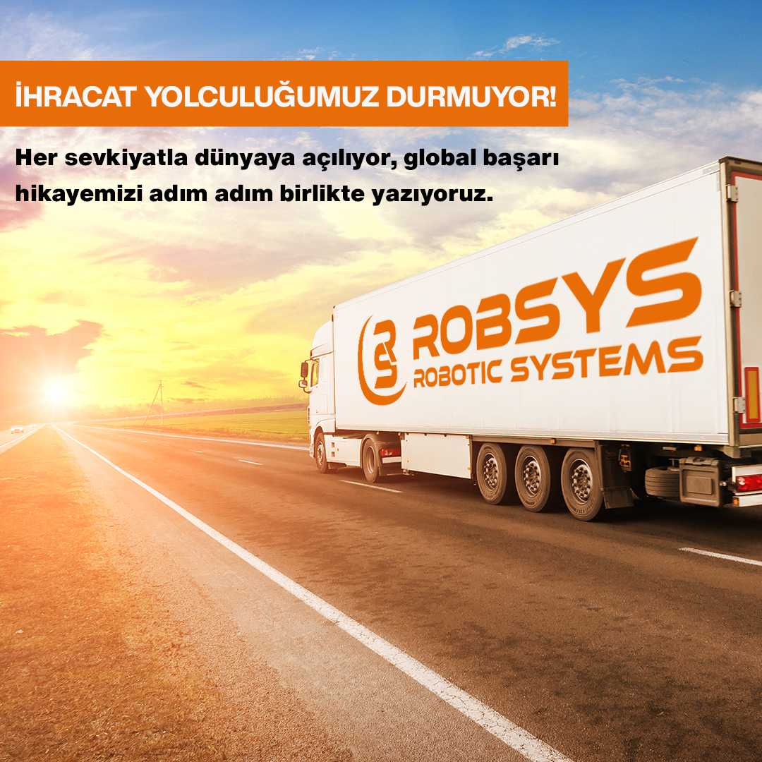 robsysrobotic's tweet photo. İhracat Yolculuğumuz Durmuyor! Her sevkiyatla dünyaya açılıyor, global hikayemizi adım adım birlikte yazıyoruz.
#robsys #ihracat
***
Our Export Journey Never Stops! Every shipment takes us further into the world, as we write our global story together.
#robsys #export https://t.co/1mme6RSO2o