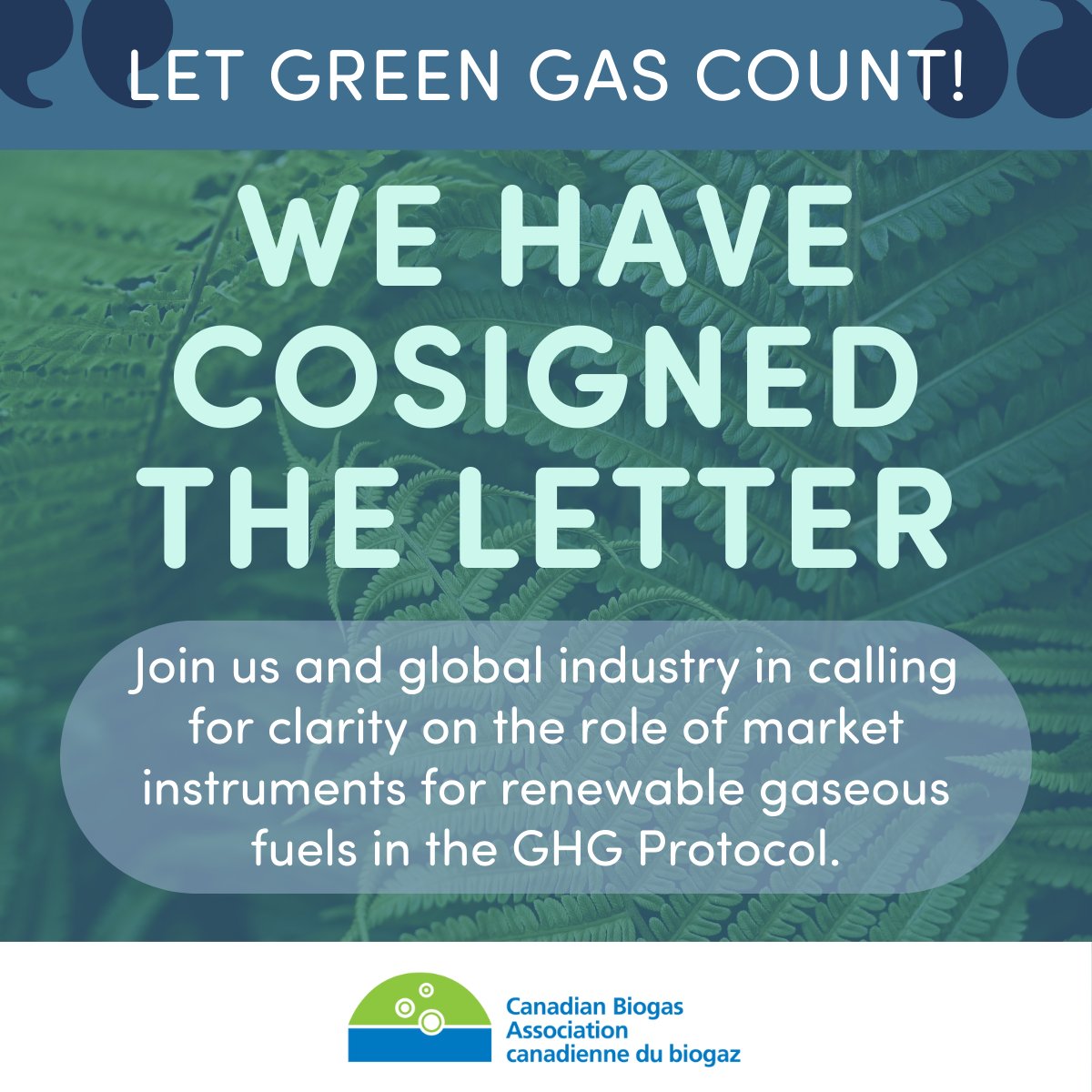CBA (@canadianbiogas) on Twitter photo Let Green Gas Count! We know that biogas is better gas and one of the ways to pave the way for to bring more biogas & RNG facilities online is through policy change. The CBA is a proud to support the work of the World Biogas Association (<a href="/WBAtweets/">World Biogas Association (WBA)</a>), The Anaerobic Digestion and Let Green Gas Count! We know that biogas is better gas and one of the ways to pave the way for to bring more biogas & RNG facilities online is through policy change. The CBA is a proud to support the work of the World Biogas Association (<a href="/WBAtweets/">World Biogas Association (WBA)</a>), The Anaerobic Digestion and