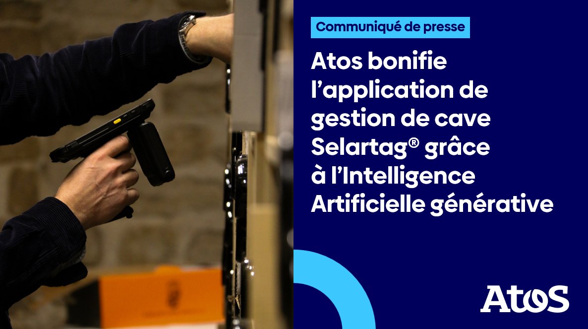 Atos a intégré l’#IAgénérative dans l’application de gestion de cave Selartag® — réduisant le temps de création des fiches de vins pour les inventaires de 5 minutes à seulement 7 secondes. En savoir plus sur cette innovation propulsée par #AmazonBedrock : spr.ly/6016FSY04