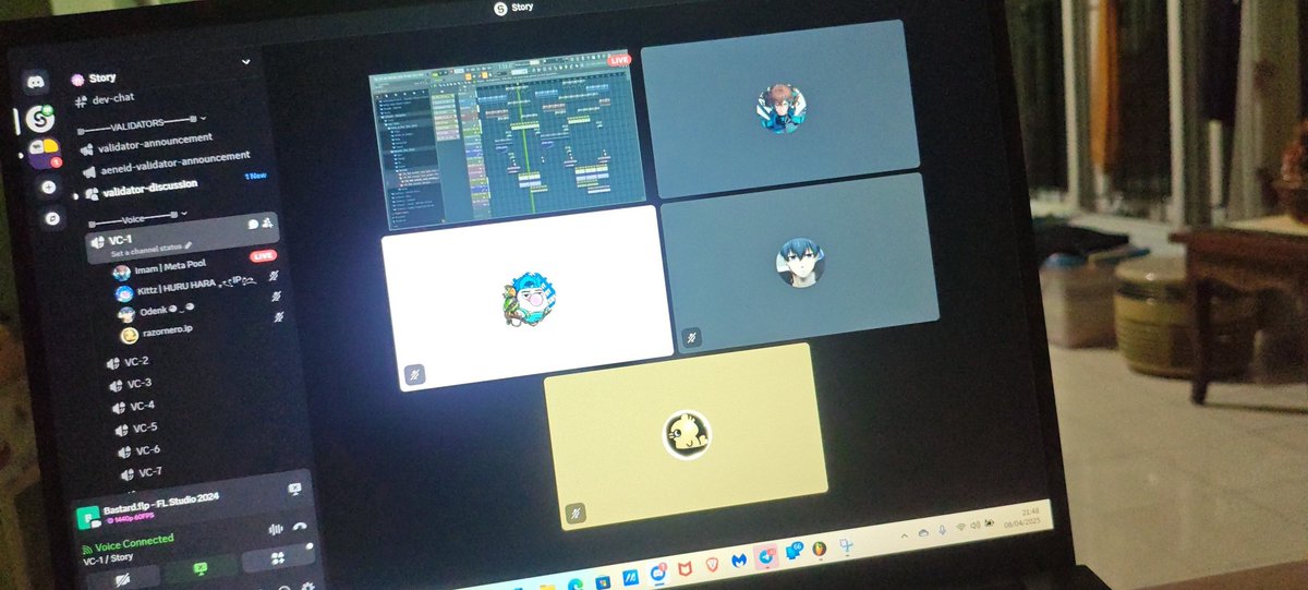 K14ontheTrack's tweet image. try to cooking some beats on @StoryProtocol discord today! using my alt @meta_pool discord account

#music #web3 #flstudio