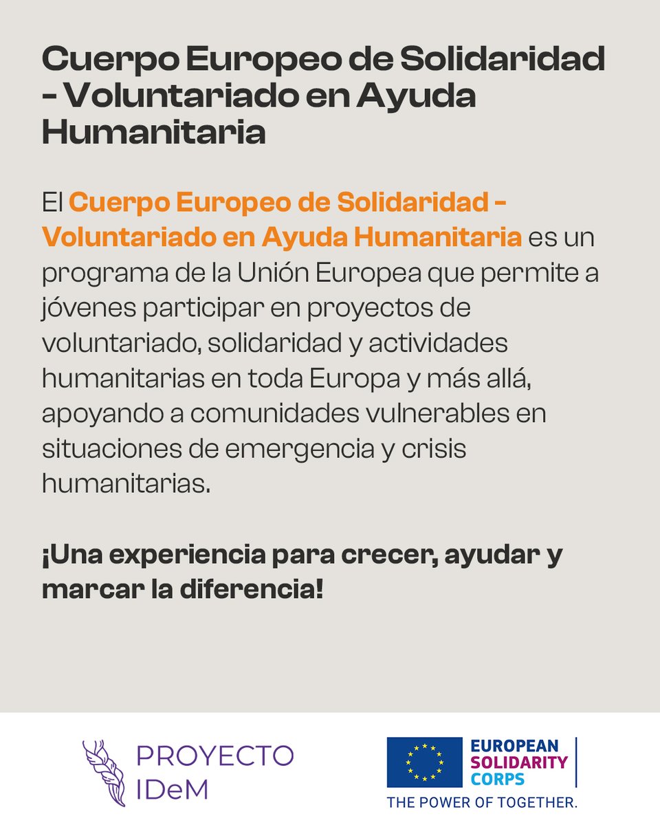 ALBOANongd's tweet photo. 🌍 Te vas con ganas de cambiar el mundo... Y vuelves con el mundo cambiado dentro de ti. No vuelves igual después de una experiencia así.
✨ Si algo se te mueve por dentro… Ya estás lista o listo para dar el paso.
#IDeM #ProyectoIDeM #CuerpoEuropeodeSolidaridad https://t.co/hM6RsbLon3