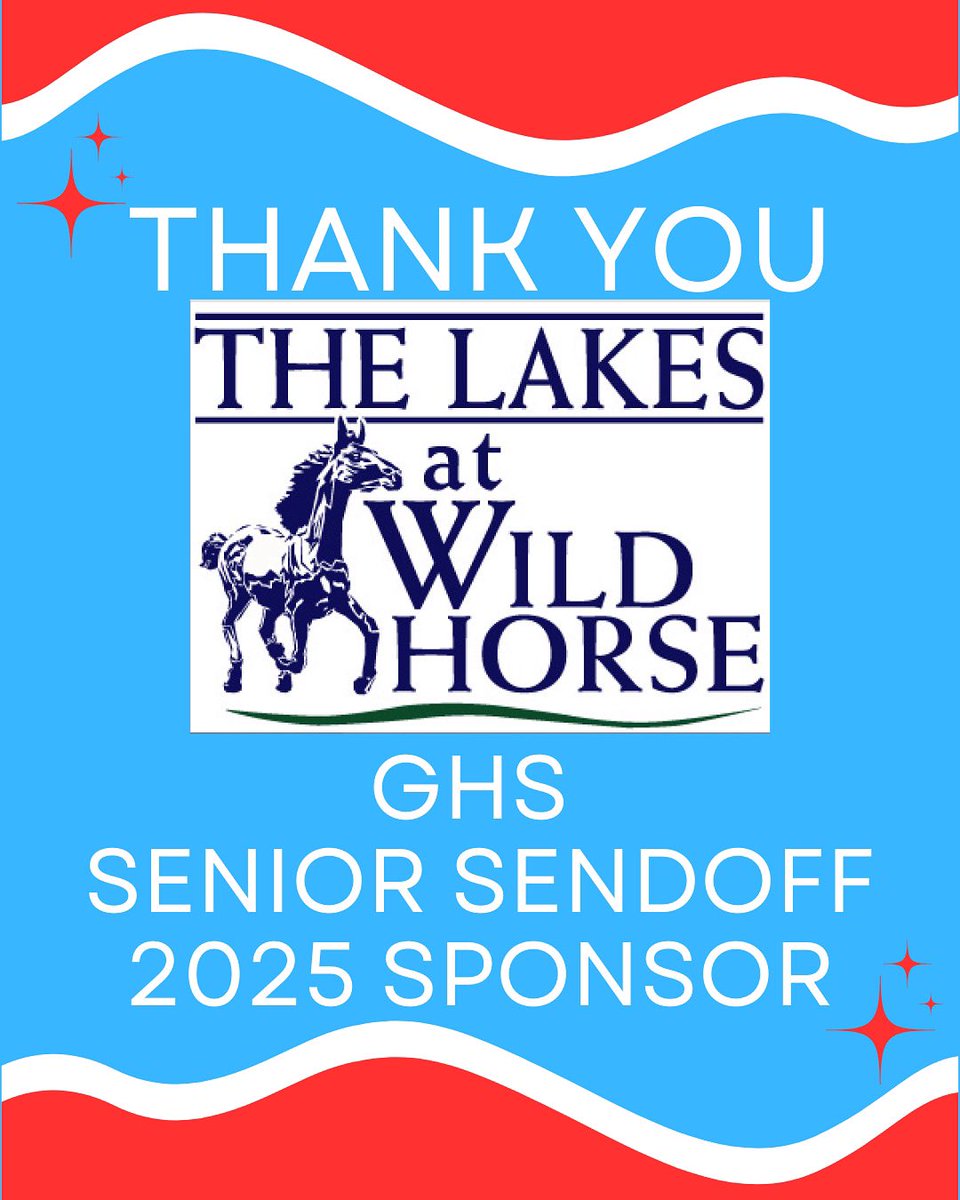 GlendalePtsa's tweet photo. Sending a HUGE thank you to our Senior Sendoff 2025 Sponsor-Wild Horse! https://t.co/0lOKtu3FRq
