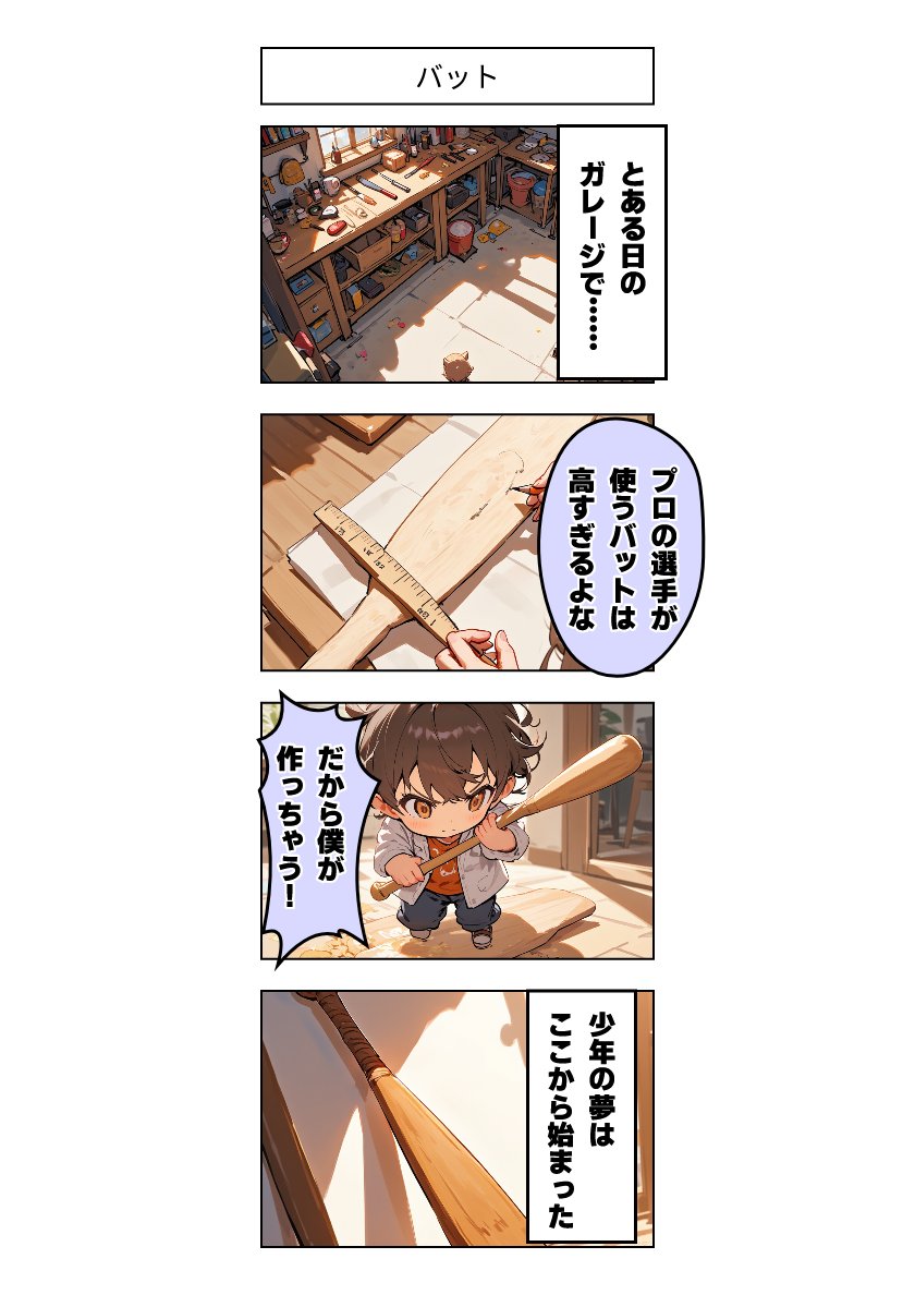 今日の4コマ:バット 