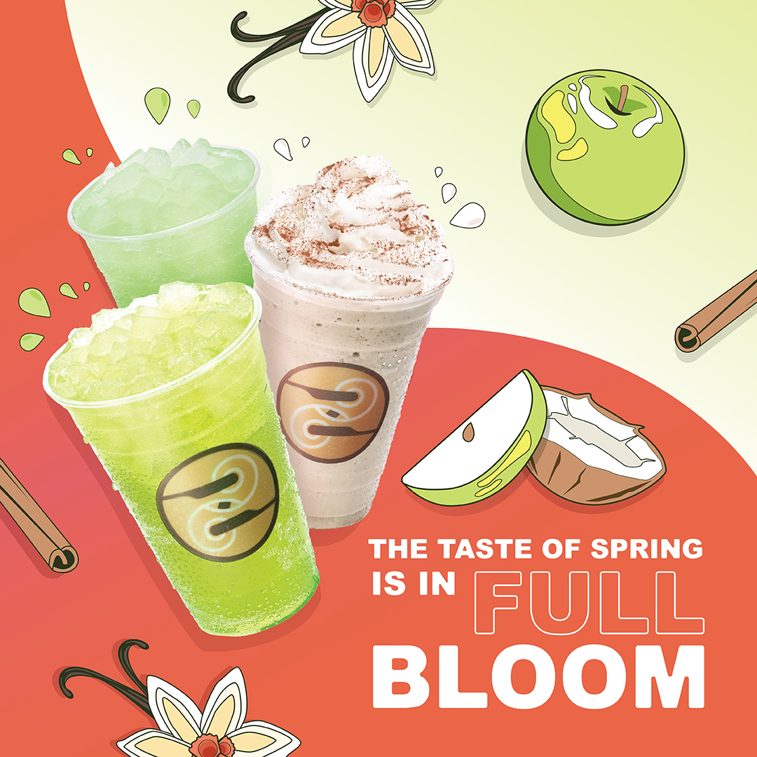 Spring has SPRUNG at Ziggi's! 💐

Our new seasonal sips are here to match your mood.
☁️ Horchata Blender
⚡ Apple Pucker Punch

Whether you’re slowing down or powering up, we’ve got the drink for you! ✨

🌸 Get the full scoop on our blog: ow.ly/uB5g50VwGmm