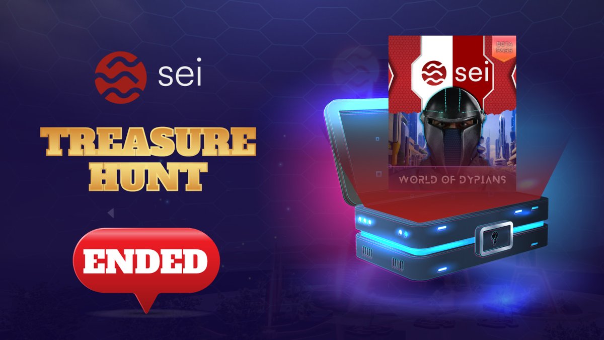 's tweet image. 🌌 That’s a wrap for the @SeiNetwork Treasure Hunt!

You explored every inch of the Sei zone, faced challenges, and showed what true explorers are made of. It’s been a pleasure having you on this ride.

Rewards are being wrapped up and delivered soon.
