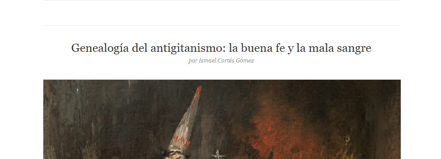Hoy, 8 de abril, se commemora el Día Internacional del Pueblo Gitano

✍️Recomendamos este artículo de Ismael Cortés
<a href="/Ismael_CortesG/">Ismael Cortés</a>, autor de 'Sueños y sombras sobre los gitanos'

eldesvandelmuseo.com/genealogia-del…