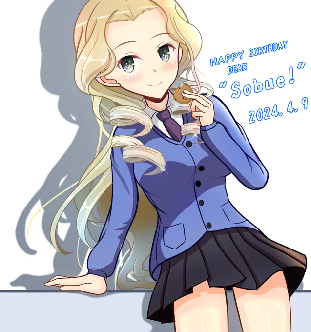 ぎりぎりですが祖父江さん新規お誕生祝絵できましたので。まずは過去絵でお祝いです(⁠*⁠'⁠ω⁠`⁠*⁠) #祖父江生誕祭2025 