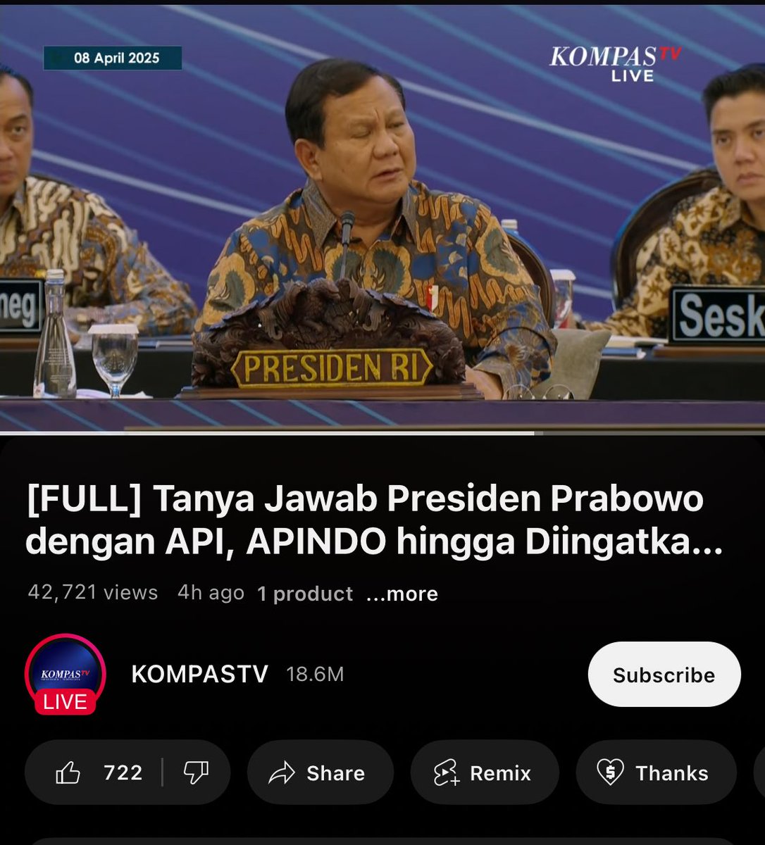 damPhidam's tweet photo. “Indonesia incorporated, karna kita ini satu kapal”.
Gue seneng liat diskusi dialog presiden kaya gini. Dan menurut gue memang diskusi dua arah hal yang paling comfortable bagi indonesia buat menyelesaikan masalah. Mudah2an tantangan saat ini bisa diselesaikan secera bersama. https://t.co/nr9HedT4YI