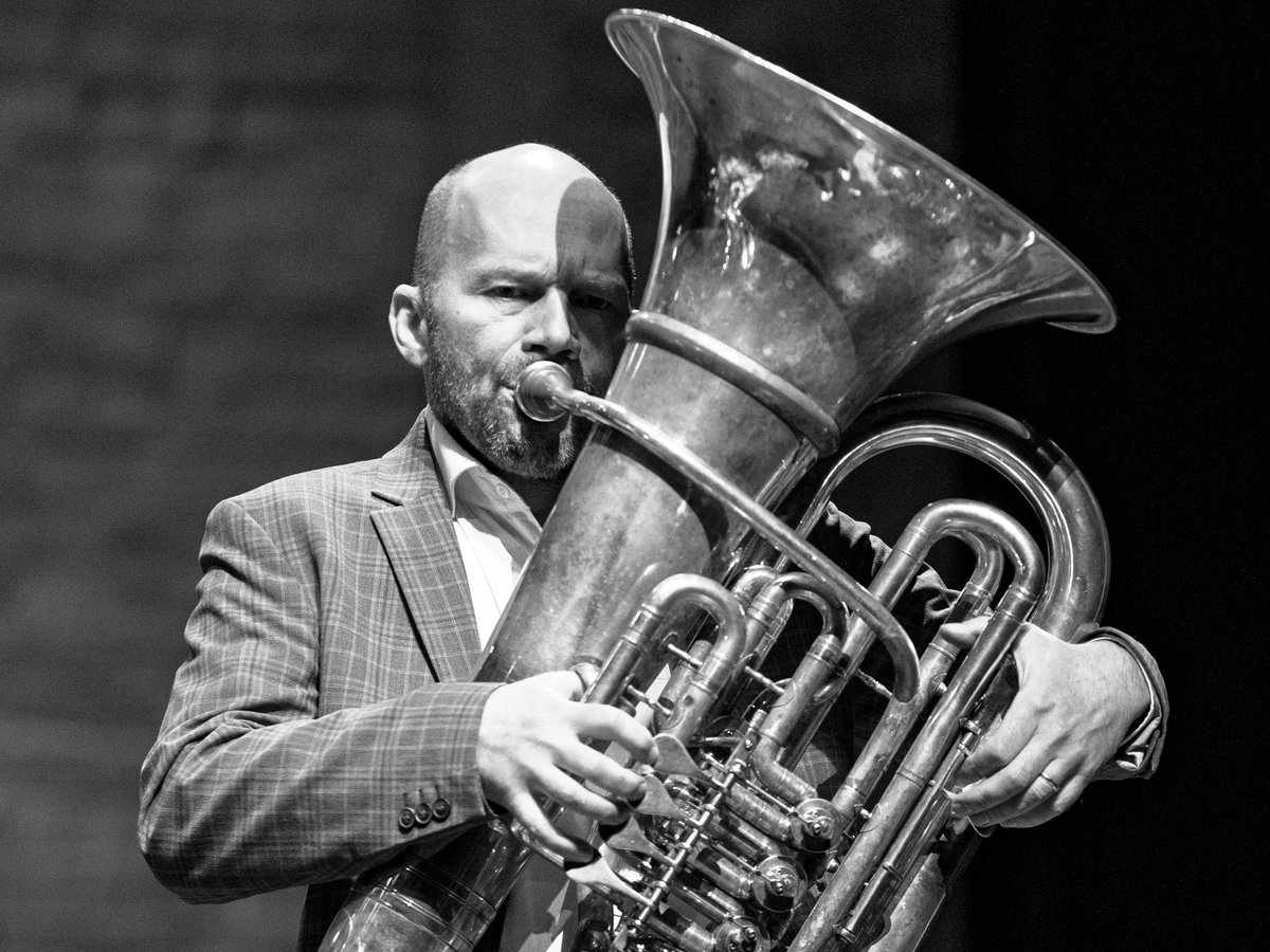 ouperformingart's tweet photo. @Mnozil Brass had the audience grooving to the beat last month! Check out these highlights from the show.🎺 https://t.co/Ufr0oiehPY