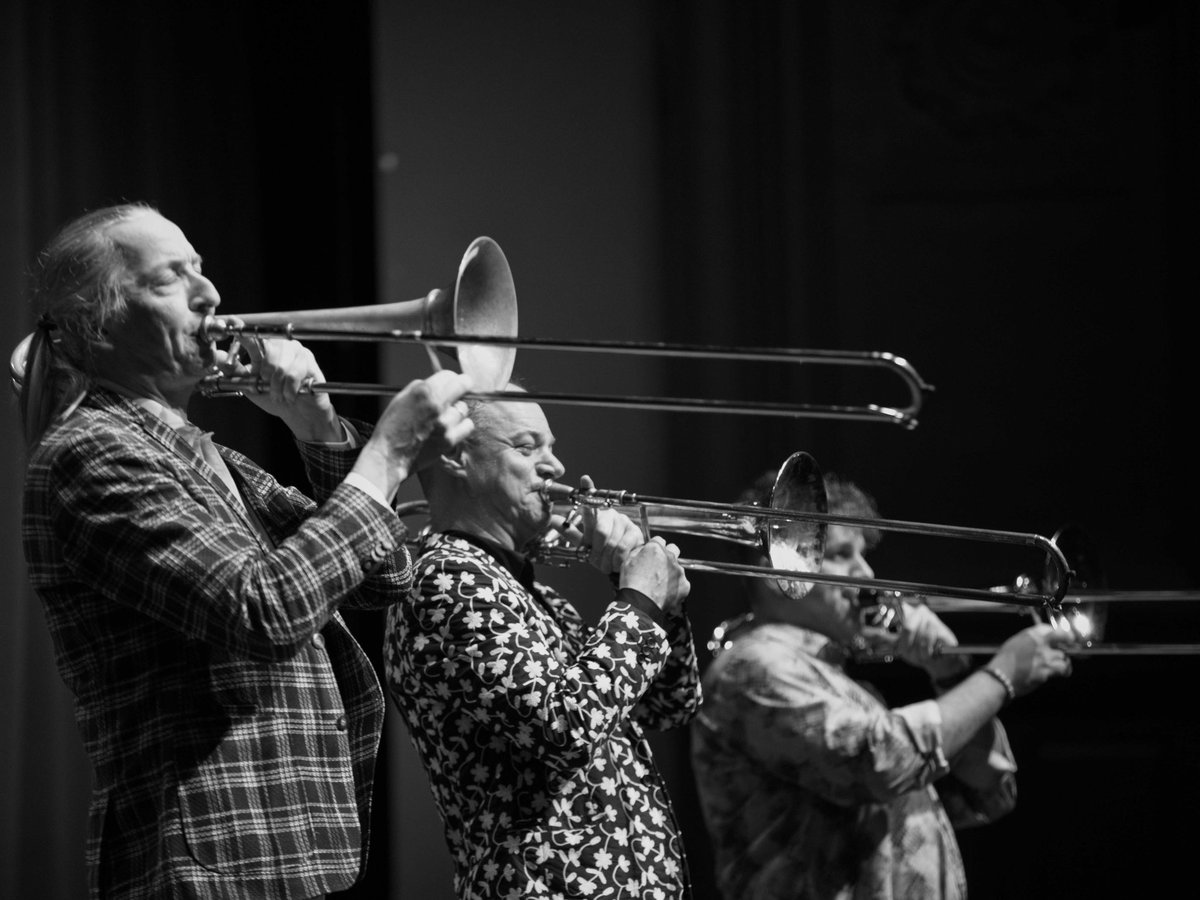 ouperformingart's tweet photo. @Mnozil Brass had the audience grooving to the beat last month! Check out these highlights from the show.🎺 https://t.co/Ufr0oiehPY