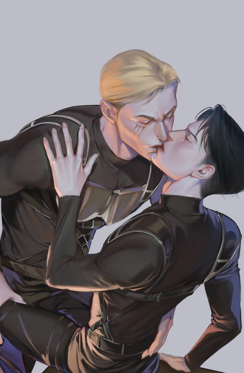 penmahx1001's tweet photo. Kiss 💋 
#eruri #エルリ https://t.co/FyIZQ34OMY