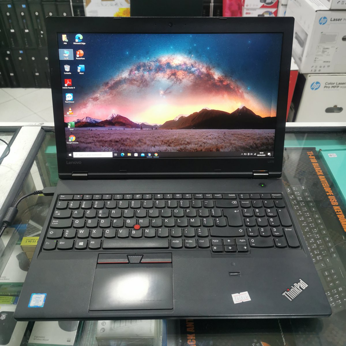 maxfor_systeme's tweet image. 💻 Lenovo ThinkPad L570
i5 | 16Go RAM | 256Go SSD | 15.6”
Batterie 1h30 🔋
Garantie 3 mois 🛡️
📍2200 DH – Livraison 🇲🇦
maxfor.ma
#Maroc #LaptopDeal #LenovoThinkPad #ThinkPadL570 #OrdinateurPortable #PromoTech
