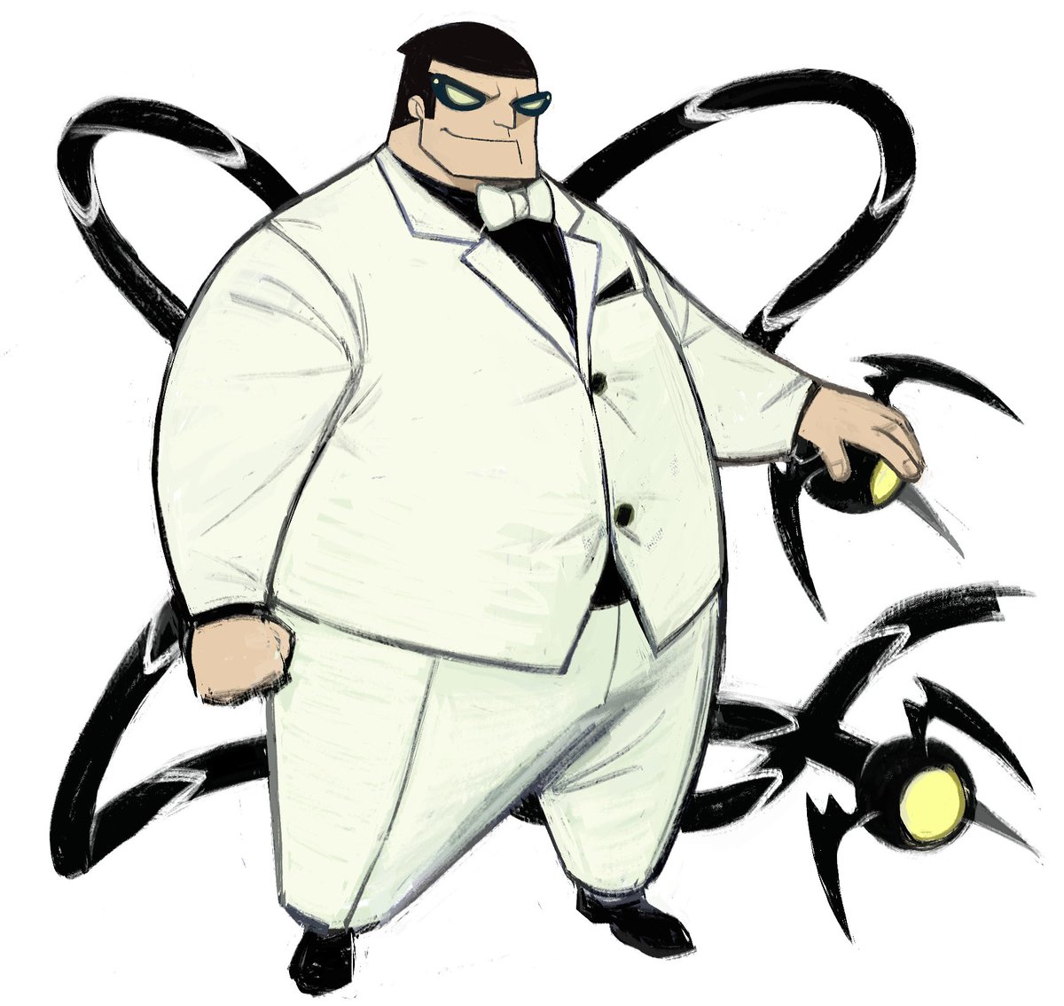 igu211's tweet photo. he should have worn the white suit in the show #tssm #spiderman https://t.co/ef4c4Zhd5t