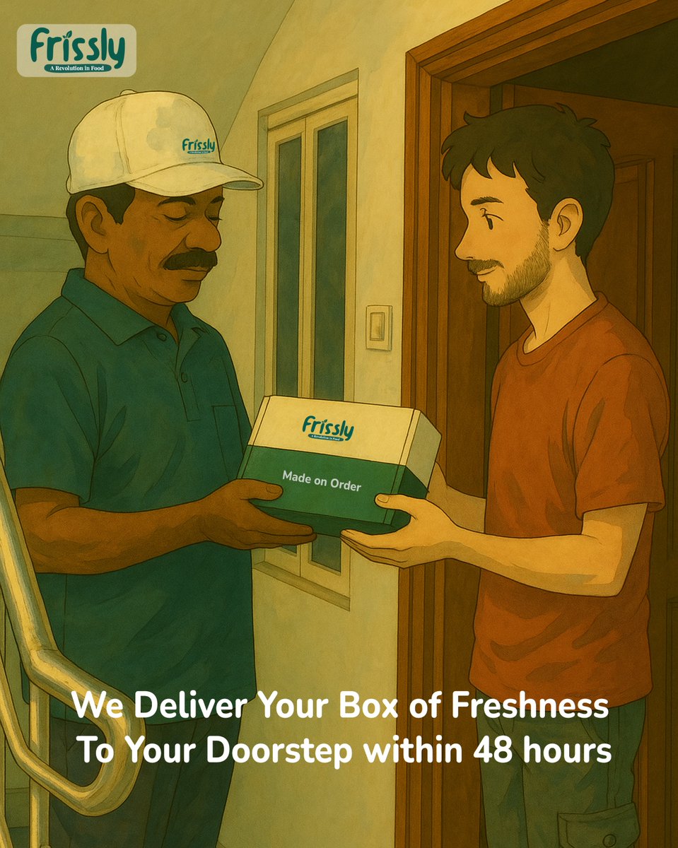 Frissly247483's tweet image. When we say 'Made to Order', we mean it! Download the Frissly app today and experience food that is truly Fresh! 

#FreshFoodDelivery #ChemicalFreeFood #RealFoodRevolution #NoPreservatives #frissly