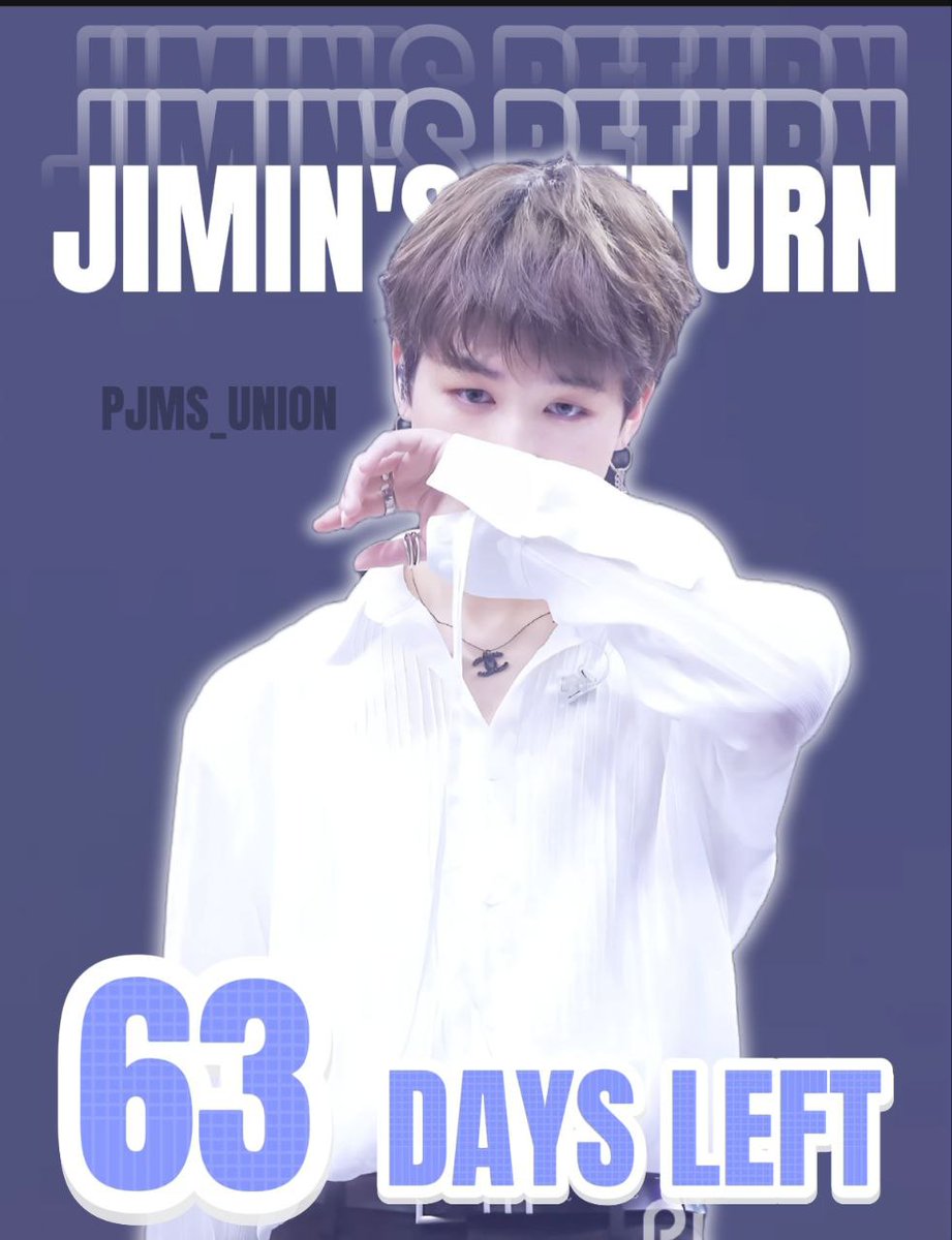 PJMs_UA's tweet photo. #63days until our beloved Park Jimin returns
🥹💛🐥🪖

"100 DAYS PJMs_UNION CHALLENGE"

Save photos and share them on all social networks:
✅Twitter
✅Instagram
✅Tik Tok
✅Facebook and so on.

Let's show the world how we are waiting for our
Jimin 💕

#PJMs_UNION
#63DaysLeft https://t.co/iu6JQVWFGx