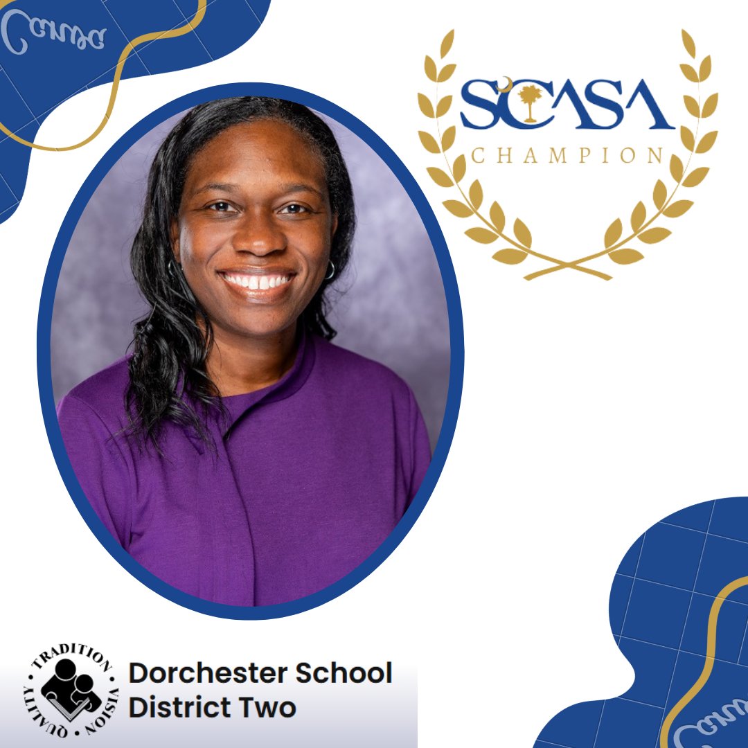 🎉 Dr. Morelisa Sabb-Cordes will be serving as DDTwo’s  South Carolina Association of School Administrators Champion. <a href="/SCASAnews/">SCASA</a> 
Dr. Sabb Cordes will share important SCASA information, Professional development &amp; updates. #scasachampion #TeamDorchester