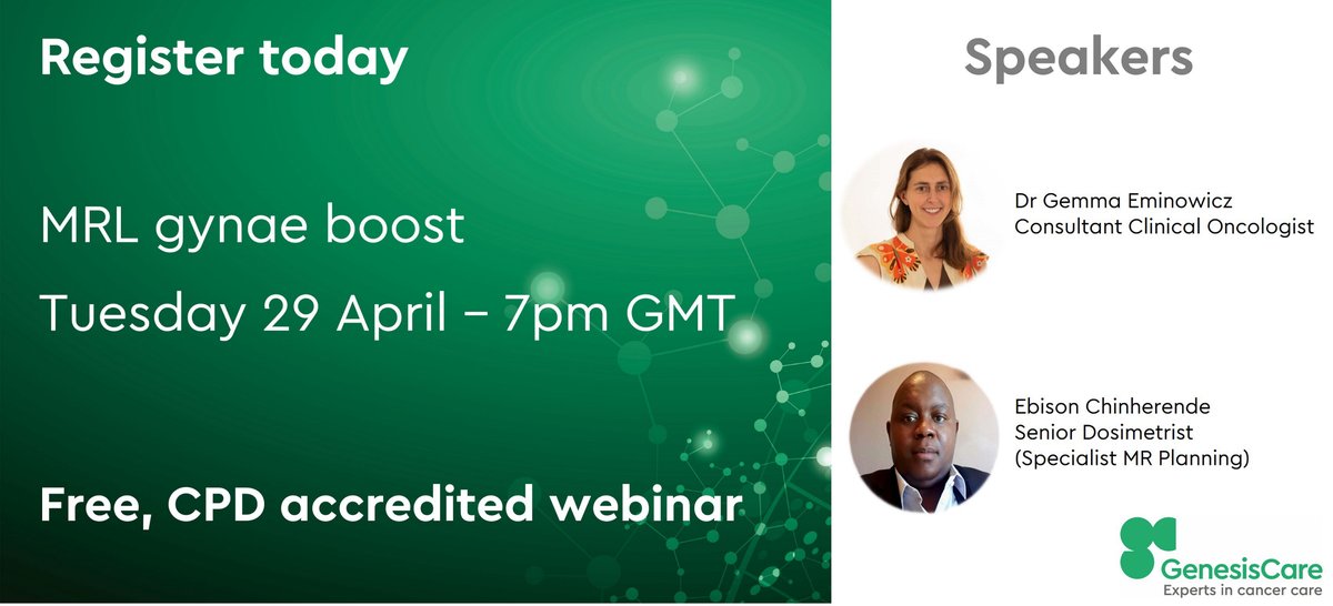 Join our FREE webinar on MR-guided SABR for Gynaecological Malignancies on Tuesday 29 April at 7pm. This is a great opportunity to gain valuable insights into the latest innovations in treating gynaecological malignancies. 

Register here 👉🏻 nuvi.me/1sbzl0