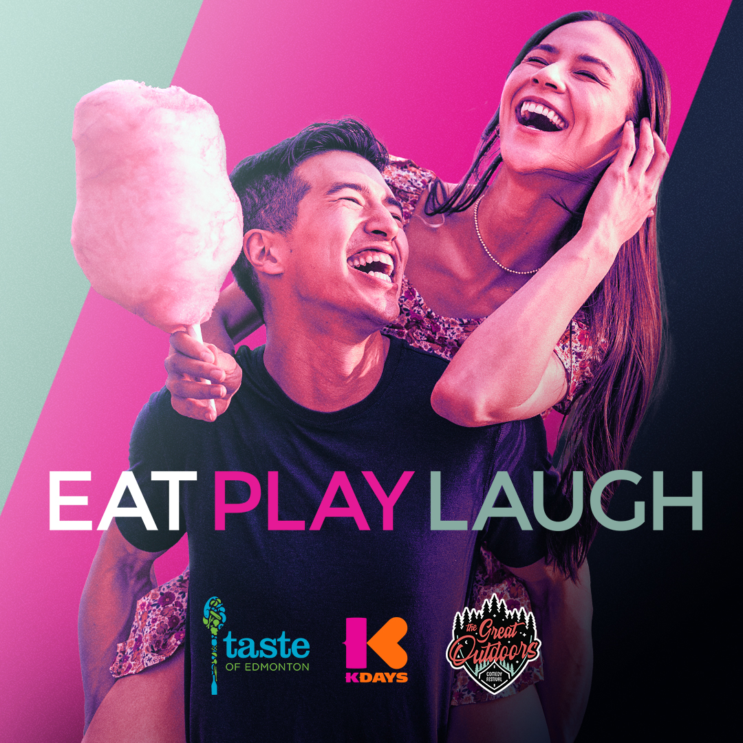 TasteOfEdm's tweet image. Ready for a summer full of fun? ☀️ 🎉 

Eat Play Laugh is a collaboration between Taste of Edmonton, @kdaysyeg and @greatoutdoorsCF that brings you three wonderful events on one pass!

Curious? For more information about the pass, visit eatplaylaugh.ca ✨