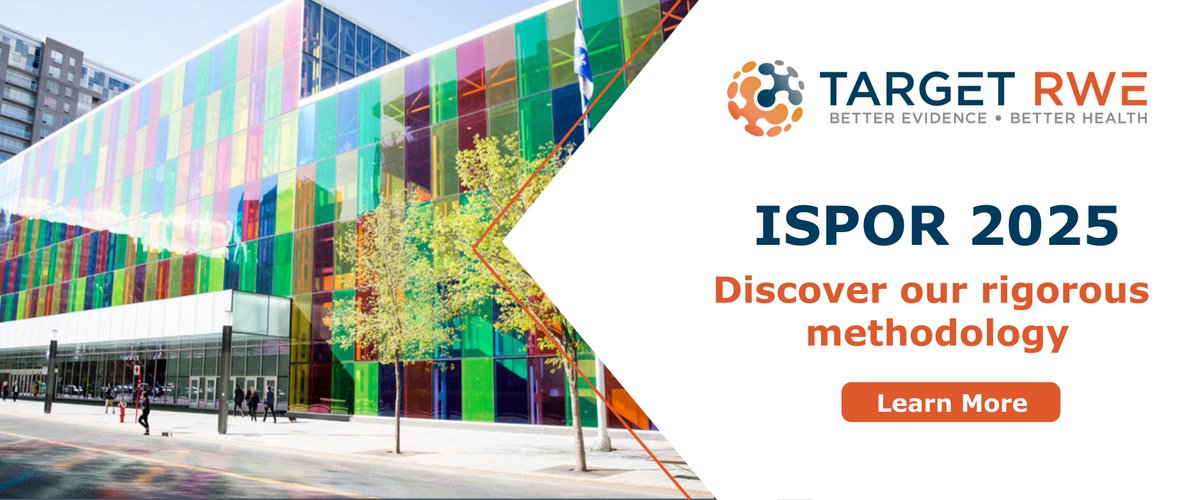 Unlock robust #RWE with #TargetRWE at #ISPOR2025. Our data-agnostic approach &amp; deep expertise deliver meaningful insights. Let's connect 🔗 bit.ly/4jlWNXz 

#RealWorldEvidence #Research #DataScience