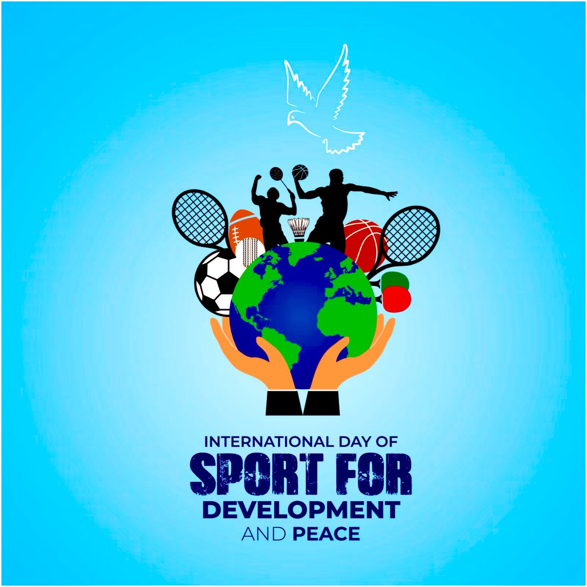 SweetuAbarna's tweet photo. April 6th is the International Day of Sport for Development and Peace! 🕊️⚽🌍

Celebrating the power of sport to inspire change, promote inclusion, and build a more peaceful world. 

From playgrounds to global arenas, sport unites us all.

#Sport4Development #PeaceThroughSport #IDSDP