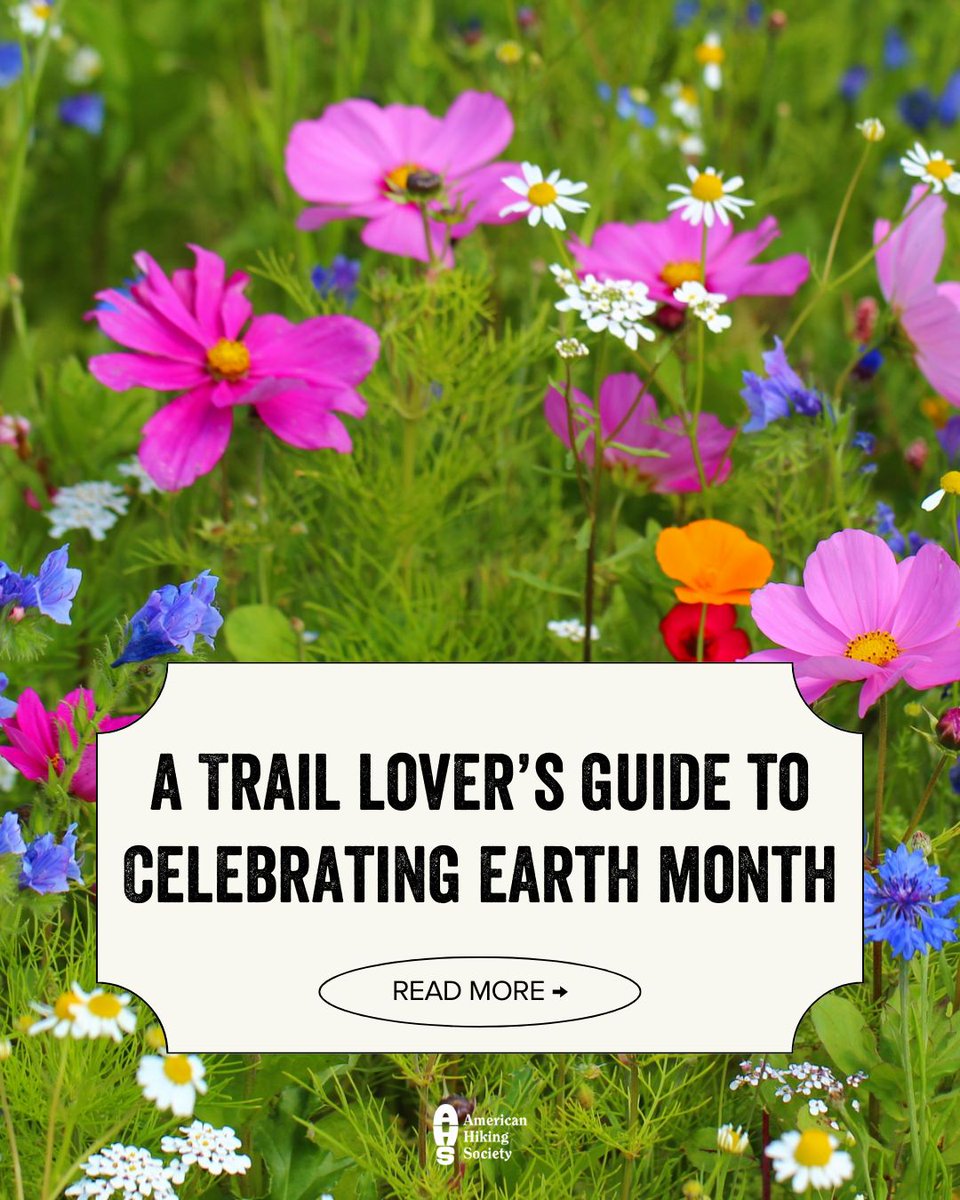 AmericanHiking's tweet photo. How are you celebrating Earth Month? 🥾 🌎 💚
#AmericanHiking #EarthMonth #TrailLove #TrailLover #HitTheTrails #PublicLands #SupportPublicLands #TrailStewardship #Stewardship #PreserveNature #ConnectWithNature #FindYourTrail #TrailMaintenance #TrailCleanUp https://t.co/v43cMZUkOU