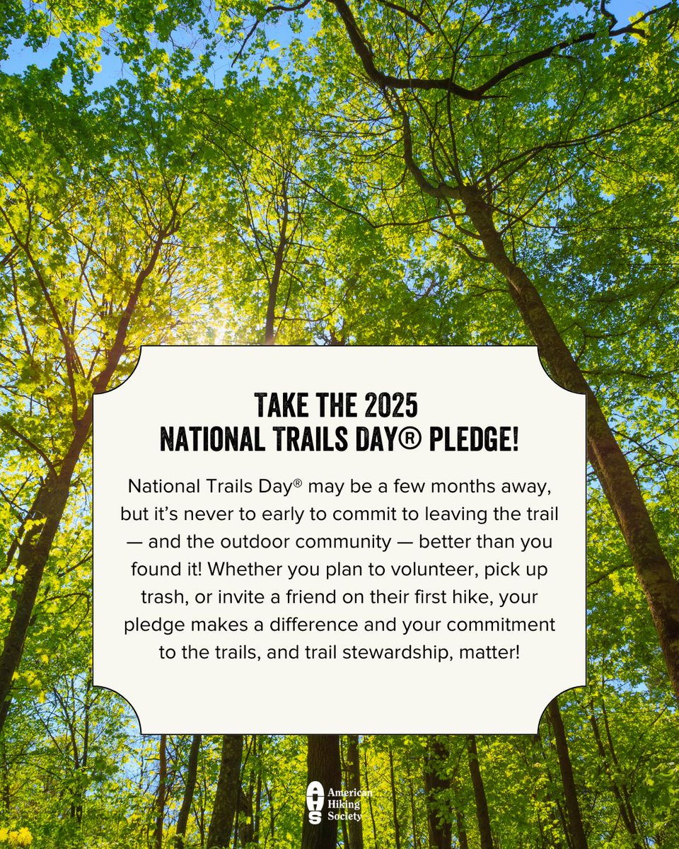 AmericanHiking's tweet photo. How are you celebrating Earth Month? 🥾 🌎 💚
#AmericanHiking #EarthMonth #TrailLove #TrailLover #HitTheTrails #PublicLands #SupportPublicLands #TrailStewardship #Stewardship #PreserveNature #ConnectWithNature #FindYourTrail #TrailMaintenance #TrailCleanUp https://t.co/v43cMZUkOU