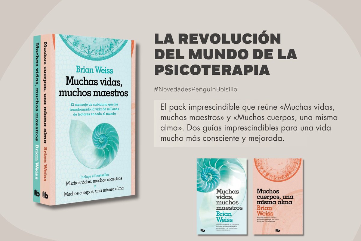 Penguin Bolsillo 🐧 📚 #PenguinBolsillo (@penguinbolsillo) on Twitter photo 📚Relatos conmovedores en el encuentro entre ciencia y metafísica. Llegan 2 grandes libros para el cambio: «Muchas vidas, muchos maestros» y «Muchos cuerpos, una misma alma» de <a href="/DrBrianWeiss/">Dr. Brian Weiss</a>, ahora juntos en un estuche 🐚🧫
🔗bit.ly/4cfaa9z
#NovedadesPenguinBolsillo 📚Relatos conmovedores en el encuentro entre ciencia y metafísica. Llegan 2 grandes libros para el cambio: «Muchas vidas, muchos maestros» y «Muchos cuerpos, una misma alma» de <a href="/DrBrianWeiss/">Dr. Brian Weiss</a>, ahora juntos en un estuche 🐚🧫
🔗bit.ly/4cfaa9z
#NovedadesPenguinBolsillo