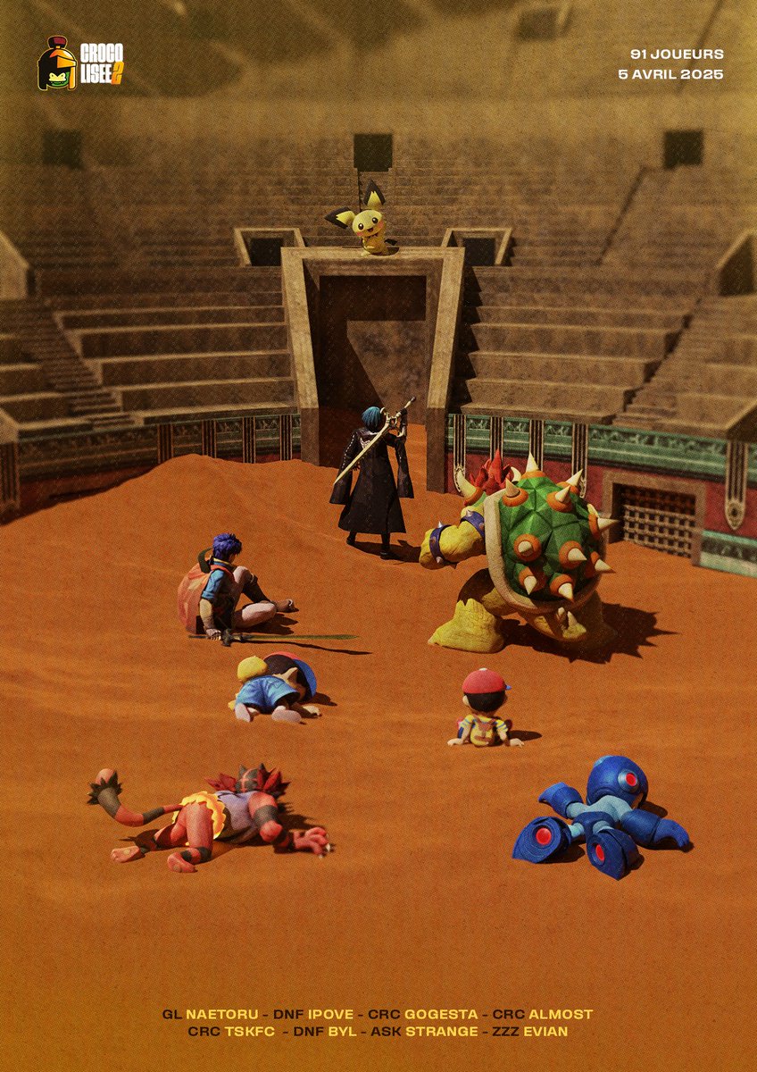 Et voici le graph du Crocolisée 2 by <a href="/kogulafrappe/">crc kogu</a> 🖍️

Merci à tous les participants de leur présence !