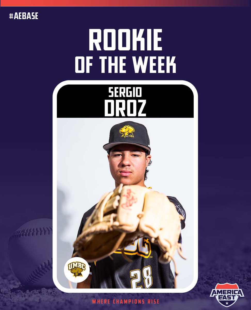 AmericaEast's tweet image. NJIT took over first place in the standings with an impressive sweep while the UMBC and Maine both captured two of three to move up the standings as we approach the mid-point of the season.

Player of the Week: Leewood Molessa, UMBC 
- Hit .533 while slugging 1.400 last week with…
