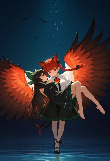 お燐と空 