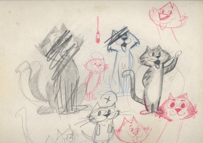 spinsbum's tweet image. early ed benedict designs for hanna barbera 🧵