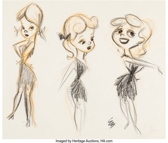 spinsbum's tweet image. early ed benedict designs for hanna barbera 🧵