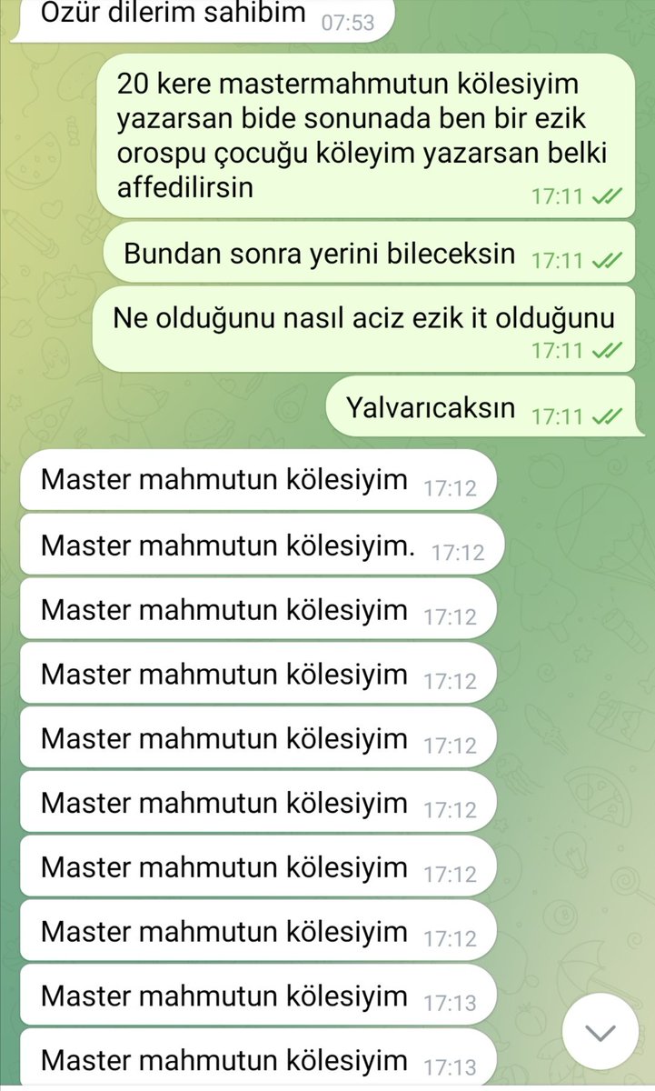 mastermahmutt's tweet photo. Böyle kendini ne olduğunu nasıl bir ezik aciz it orospu olduğunu biliceksin sen benim tuvaletim bile olamayacak kadar eziksin sizin üzerinizde egomu tatmin edicem paranızı yicem sadece ömür boyu benim köpekliğimi yapıcak beni eğlendirecek bütün maaşını bana vericeksin senmalımsın https://t.co/MLrUbftRDy