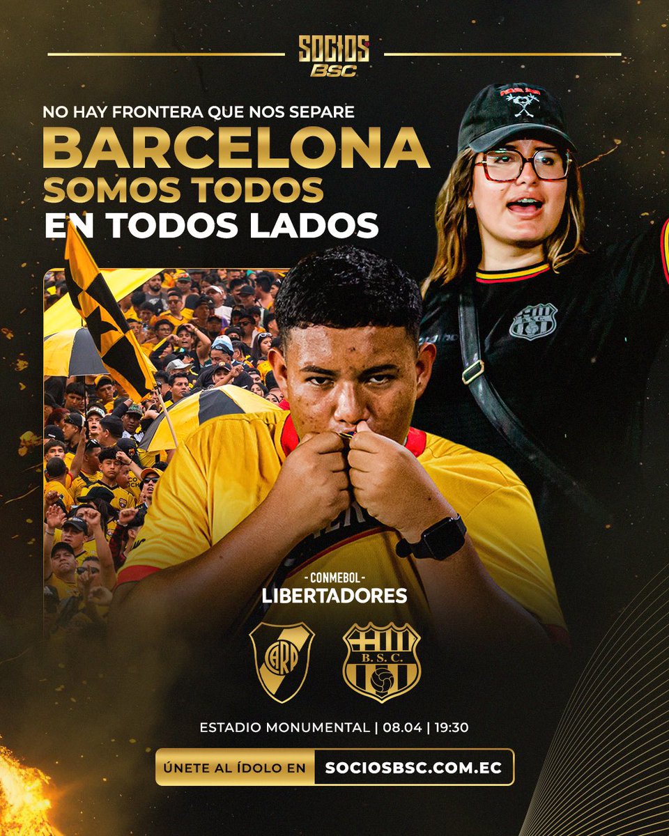 sociosbsc's tweet photo. No hay frontera que nos separe ✊🏻
Hoy el corazón late de amarillo en Argentina 🇦🇷💛
🪪 Hazte #SocioCentenario ➡️ https://t.co/KSoMtTz077
#RiverBSC
#BarcelonaSomosTodos… en todos lados. https://t.co/mM3UXh3367