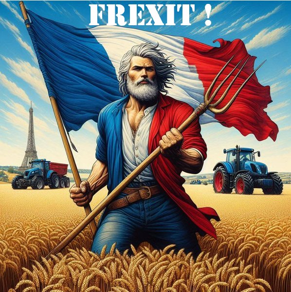 SZYCH1's tweet photo. #frexit
Sortons de l'union européenne !
Protégeons nos agriculteurs !
@ https://t.co/KXy0NQIGTO