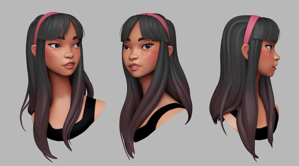 h3ptapod's tweet image. Almost forgot about #PortfolioDay 
Here&apos;s my stylized characters :) RT them, trust me they&apos;re not AI 😌