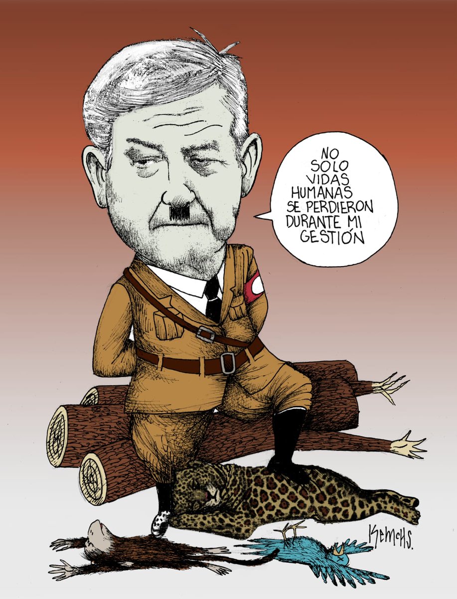 MoneroKemchs's tweet photo. Ecocidio. Mi #cartón en @El_Universal_Mx @Univ_Opinion https://t.co/HLxuJojMPG