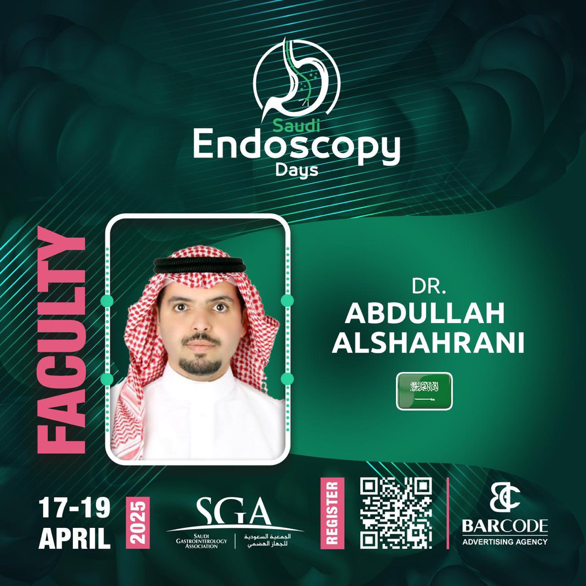 Abdullah Al-Shahrani, MD (@al_shahrani_a) on Twitter photo Very excited to participate in an amazing educational event that boasts national, regional, and international experts in endoscopy.
اتطلع للمشاركة بهذه الفعالية المميزة والتي نطمح ان تكون على مستوى عالمي.
<a href="/SGA_KSA/">الجمعية السعودية للجهاز الهضمي Saudi Gastro</a> <a href="/KFSHRC/">مستشفى الملك فيصل التخصصي ومركز الأبحاث</a> Very excited to participate in an amazing educational event that boasts national, regional, and international experts in endoscopy.
اتطلع للمشاركة بهذه الفعالية المميزة والتي نطمح ان تكون على مستوى عالمي.
<a href="/SGA_KSA/">الجمعية السعودية للجهاز الهضمي Saudi Gastro</a> <a href="/KFSHRC/">مستشفى الملك فيصل التخصصي ومركز الأبحاث</a>