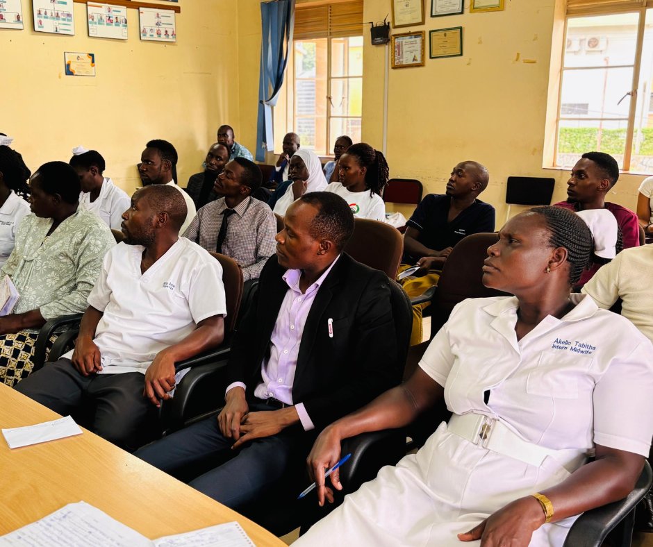 QraftAcademy's tweet photo. 🚀 Work Readiness.
As part of the Future of Work Tour – Care Economy Mission, we  trained hospital interns at Mbale Regional, one of the 15 internship hospitals for medical professionals where graduates serve a one-year internship under the supervision of qualified specialists. https://t.co/scEbOHHYdQ