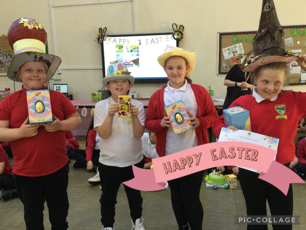 A wonderful Easter Bonnet Parade today with some fantastic crafts! Congratulations to our egg-selent winners <a href="/garntegprimary/">Garnteg Primary</a>