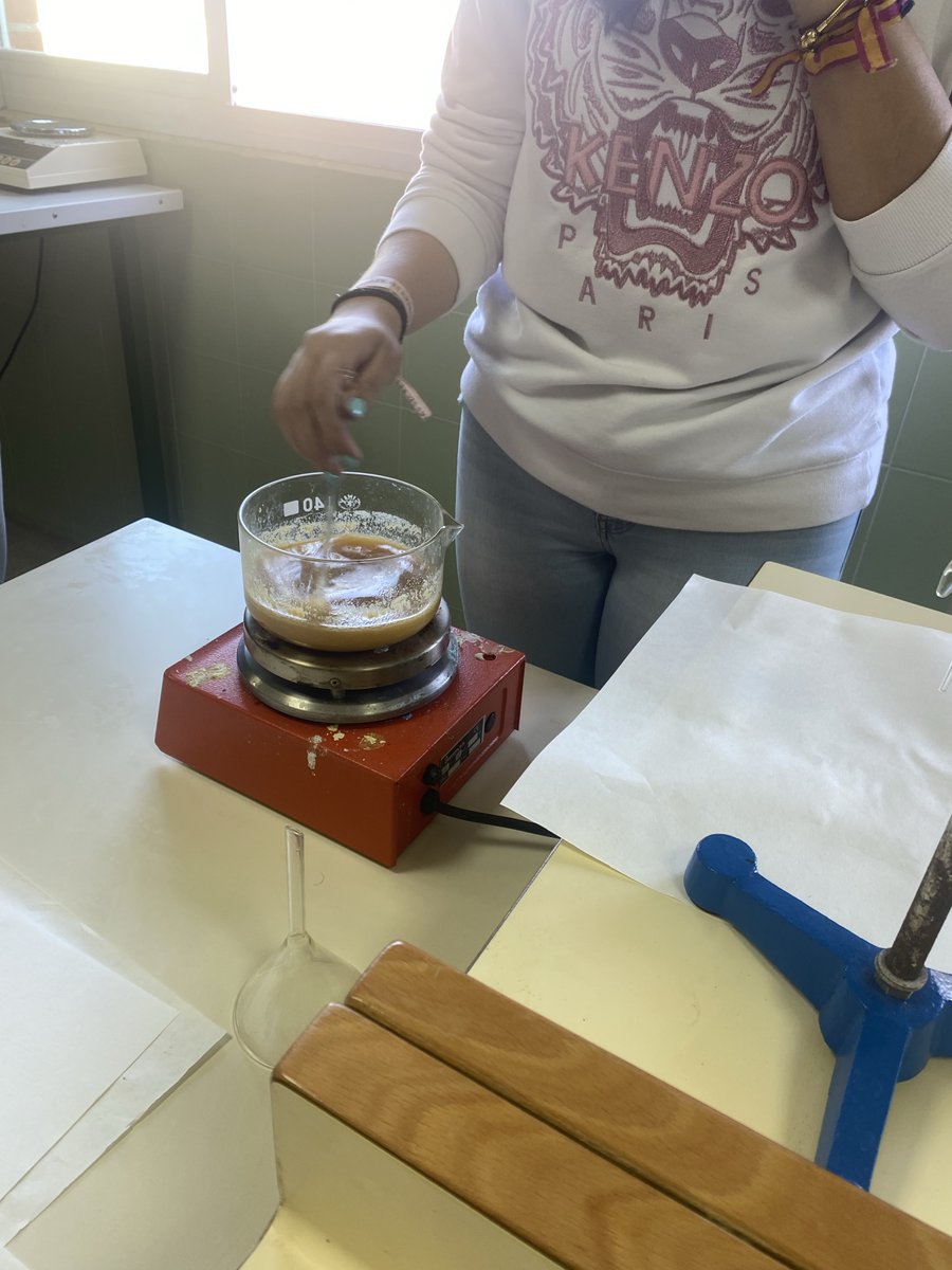 QuercusIeso's tweet photo. Hoy nuestros alumnos de 3º ESO han hecho jabones en el laboratorio.

#físicayquímica #iesoquercus #jabones #experimentando 

@educacyl https://t.co/EsLBEZPwA8
