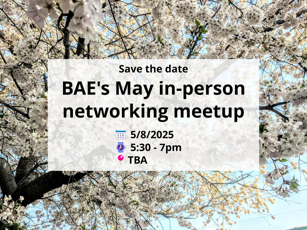 Join us for our in-person networking event this May – come reconnect, meet fellow evaluators, and enjoy casual conversation with colleagues in the field. Whether you’re a seasoned professional or new to evaluation, all are welcome!

 Stay tuned for location details!