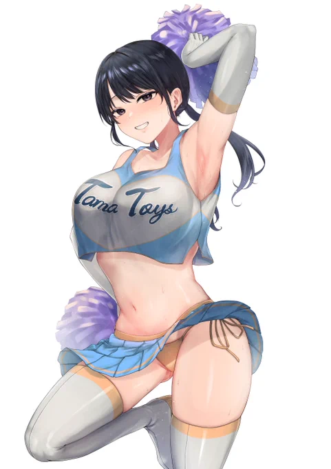 タマトイズさんにて「チアガールの腋の匂い」のパッケージイラストを描かせていただきました! 