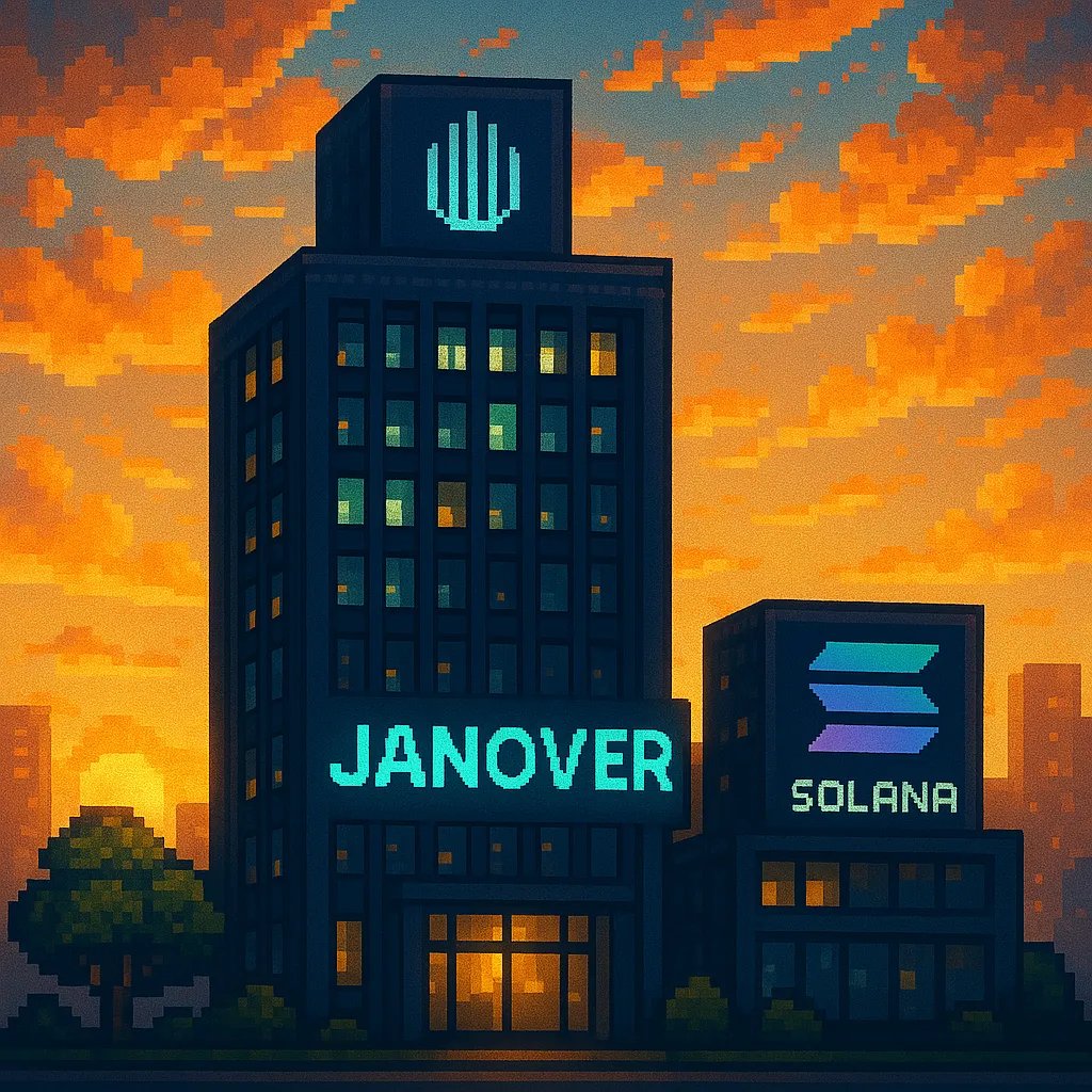 Can Janover Become the Micro Strategy of Solana? $JNVR♟️🟣📈

Crypto news and key statistics summarized in 90 seconds every weekday on <a href="/niftynoon/"></a>⬇️:

Nifty Thought:

Janover, a small publicly traded software firm, is rebranding as DeFi Development Corporation and aiming to