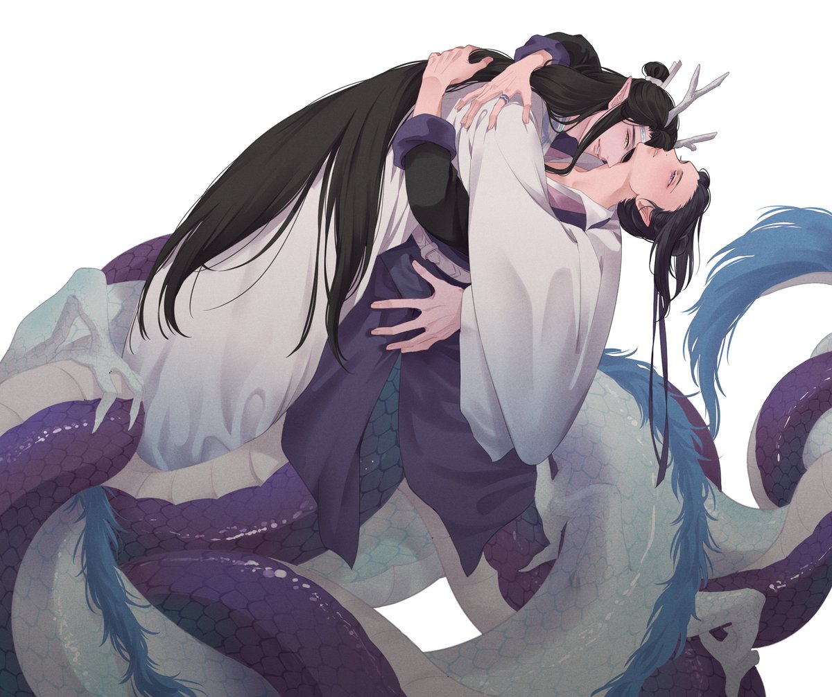 途中で飽きちゃった🐉🐍