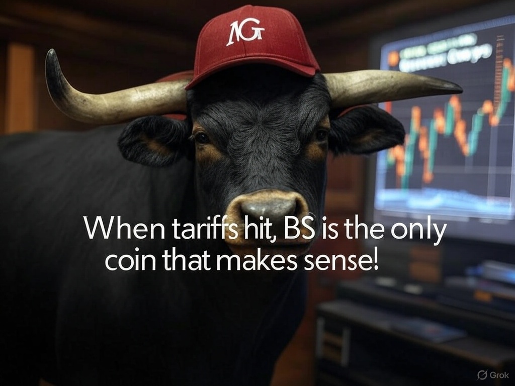 bs20250329's tweet photo. "Because when tariffs turn crypto into a circus, BS is the only clown still getting paid—catch it on BSC at 0xd5b9283103a9d801d4198e085505661e8e601df8!" https://t.co/GiRi5eQhb9