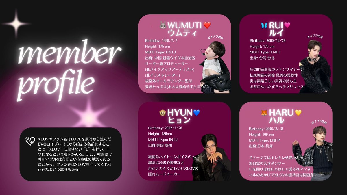XLOV 布教シート 公演を観た人が口を揃えて“パフォーマンスがめちゃ 