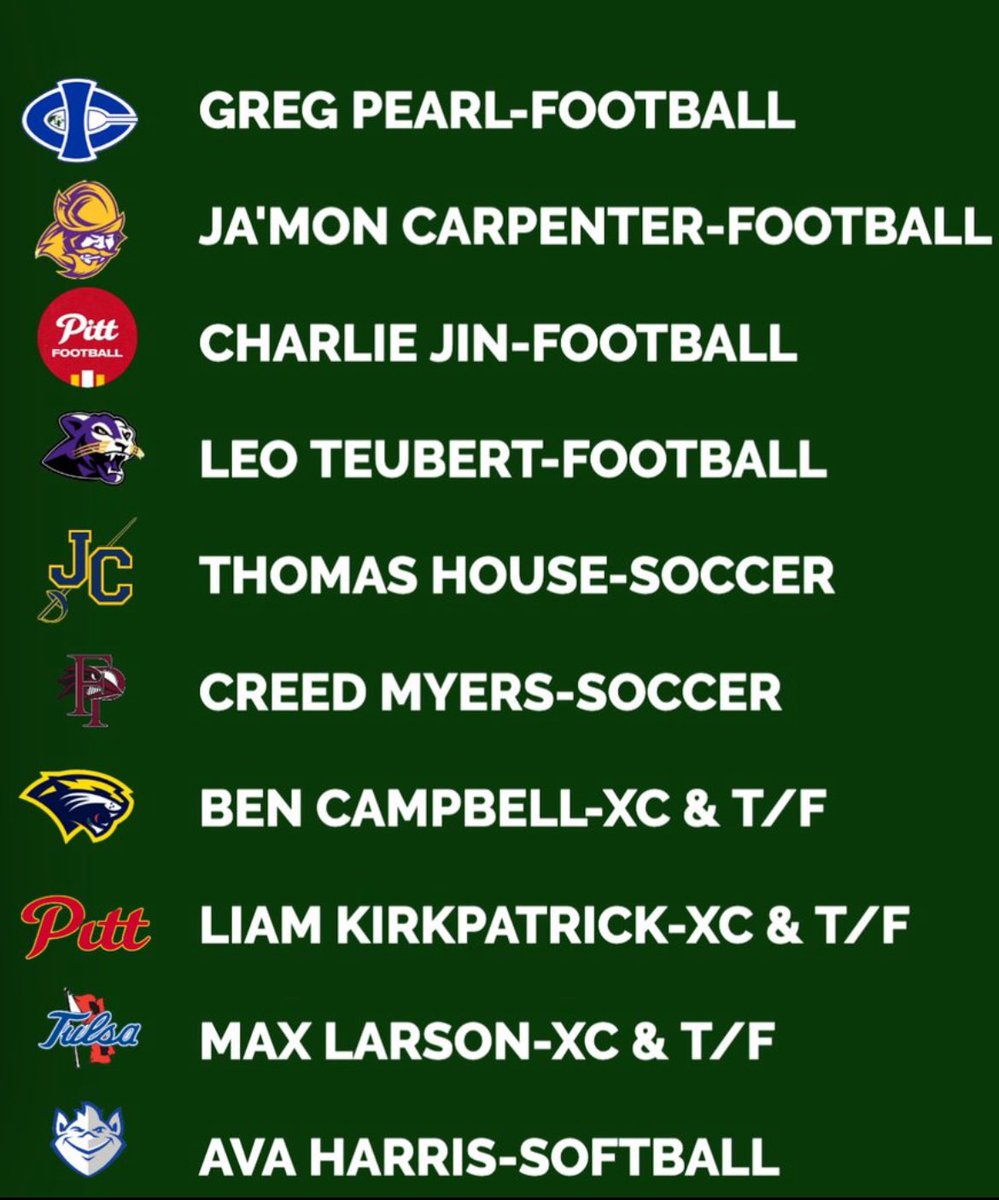 Dr. Todd Dain (@smsouthtdain) on Twitter photo Congratulations to these seniors on their commitment to compete at the next level!
<a href="/SMSWannamaker/">J.J. Wannamaker</a> <a href="/sms_tf/">SM South XC&TF</a> <a href="/SMSRaiderFB/">SMS Raider Football</a> <a href="/Coach_Foster3/">Nick Foster</a> <a href="/smssoftball_/">Shawnee Mission South Softball</a> <a href="/coachestover/">Elizabeth Stover-Gebhardt</a> <a href="/RaiderFutbol/">South Soccer</a> <a href="/APDean2015/">Aaron Dean</a>
#RaiderPride🔰#CultureWins Congratulations to these seniors on their commitment to compete at the next level!
<a href="/SMSWannamaker/">J.J. Wannamaker</a> <a href="/sms_tf/">SM South XC&TF</a> <a href="/SMSRaiderFB/">SMS Raider Football</a> <a href="/Coach_Foster3/">Nick Foster</a> <a href="/smssoftball_/">Shawnee Mission South Softball</a> <a href="/coachestover/">Elizabeth Stover-Gebhardt</a> <a href="/RaiderFutbol/">South Soccer</a> <a href="/APDean2015/">Aaron Dean</a>
#RaiderPride🔰#CultureWins