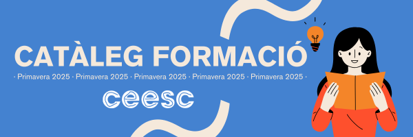 🌸 Aquesta primavera, el CEESC, a través de la seva Escola de #Formació, et proposa més de 15 formacions per seguir creixent com a professional de l’educació social. 

Càpsules, cursos, tallers i preparació d’oposicions.

Descobreix-lo:  ceesc.cat/butlletins/For…
#educaciósocial